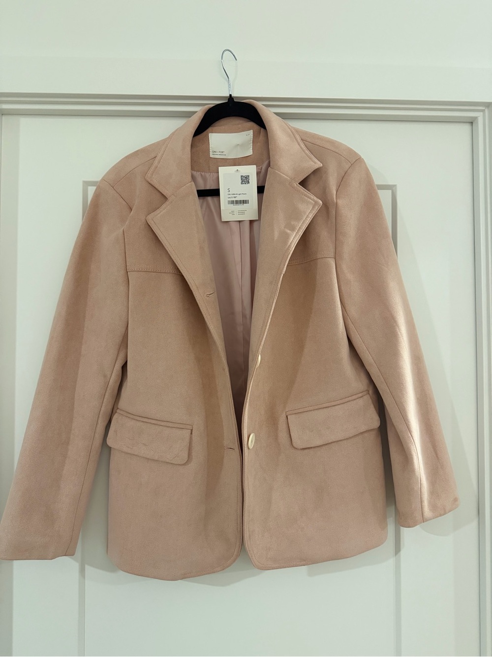 Soft Pink Women's Blazer Jacket